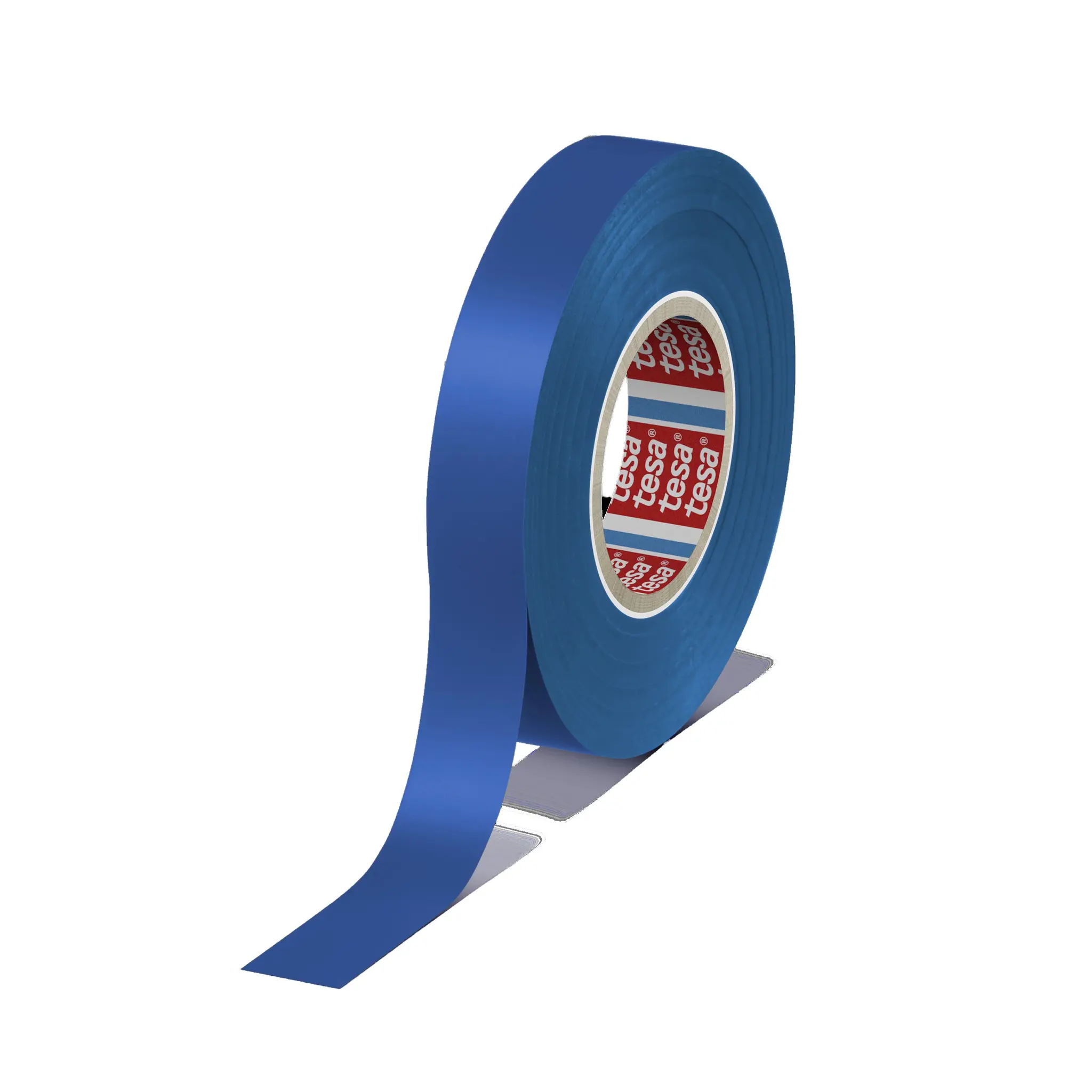 Produktfoto 1 von Tesa Tesa 4163 Polyvinylchlorid Isolierband Blau,  Stärke  130 μm x 15 mm x 33 m, 33 °C bis 33 °C
