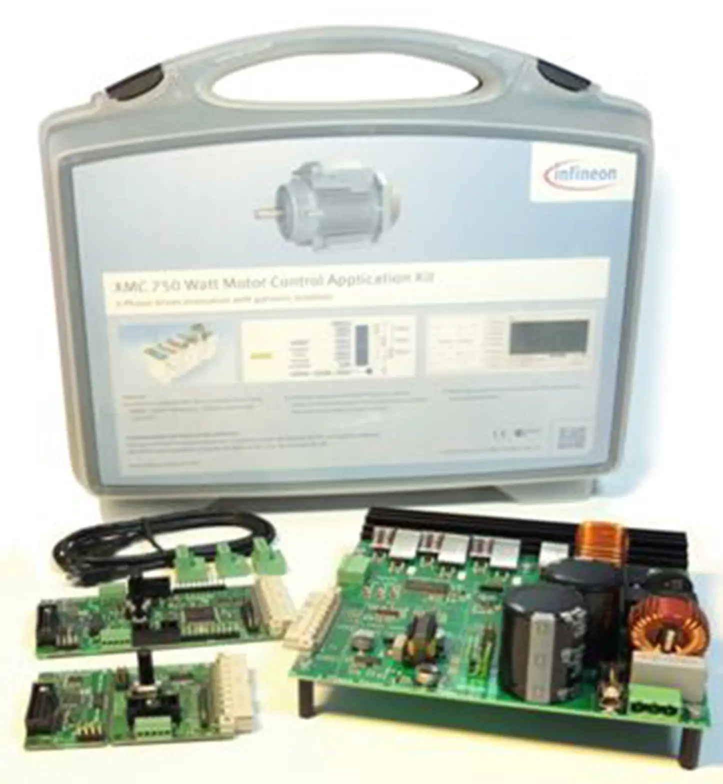 Produktfoto 1 von Infineon XMC4400 Drive Card, XMC1300 Evaluierungsplatine, Motorsteuerungs-Anwendungskit Evaluierungsplatine
