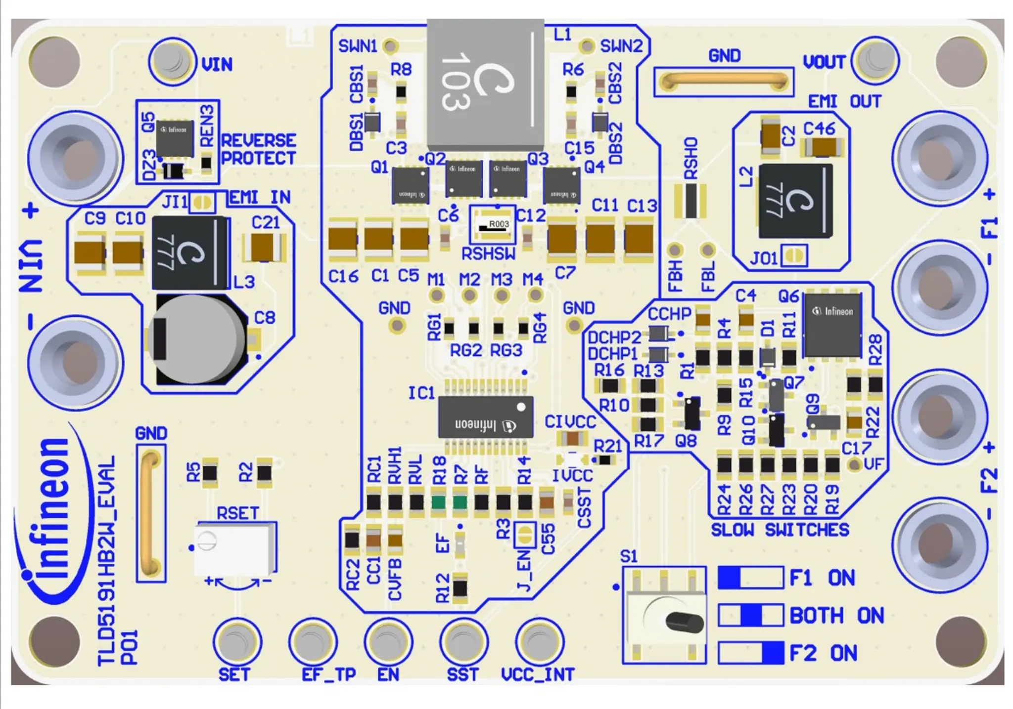 Produktfoto 1 von Infineon Evaluierungsplatine