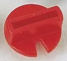 Produktfoto 1 von APEM Drehschalterknopf zur Verwendung mit Drehwahlschalter Rot