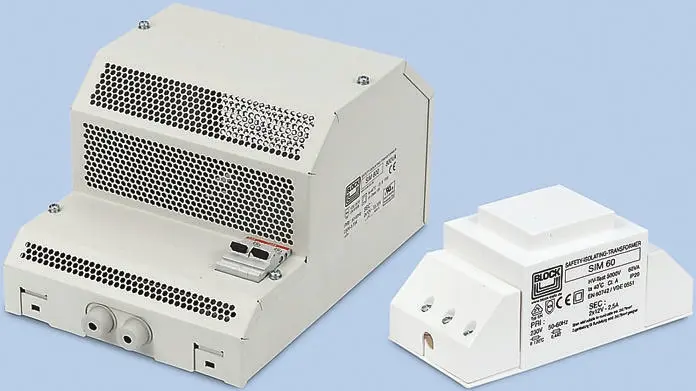 Produktfoto 1 von Block TIM 800 Baustellentransformator 800 VA, Primär 230 V ac / Sekundär 2 x 115 V ac, 3.47 A