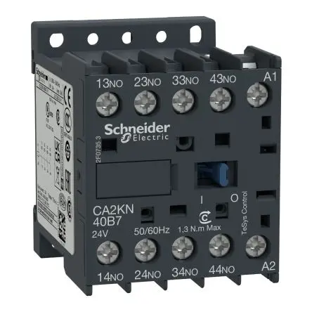 Produktfoto 1 von Schneider Electric TeSys K Schütz, 690V ac / 10 A 4 Schließer Steuerrelais