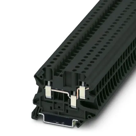 Produktfoto 1 von Phoenix Contact UT 4-TWIN BK Anschlussklemmenblock für Durchkontaktierung 1 Schwarz, 4mm² Schraubbefestigung