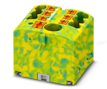 Produktfoto 1 von Phoenix Contact Verteilerblock / 450V 41A, Polyamid Grün, Gelb