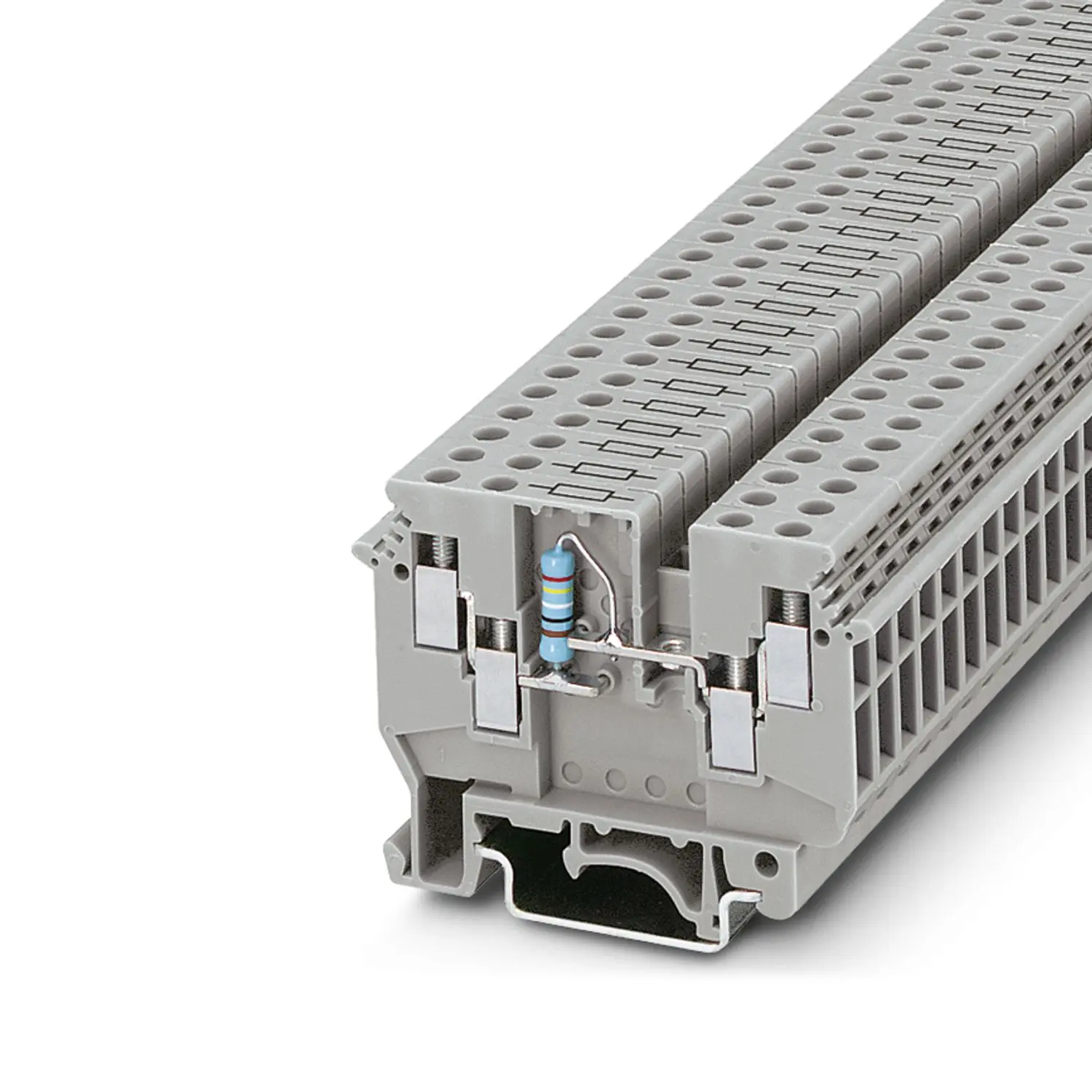 Produktfoto 1 von Phoenix Contact UDK 4-DUR 249 Bauteil-Anschlussklemmenblock 1 Grau, 4 mm²