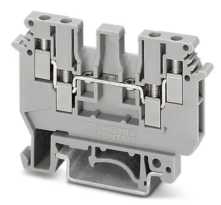 Produktfoto 1 von Phoenix Contact UDK 3 Anschlussklemmenblock für Durchkontaktierung 1 Grau, 2.5mm² Schraubbefestigung