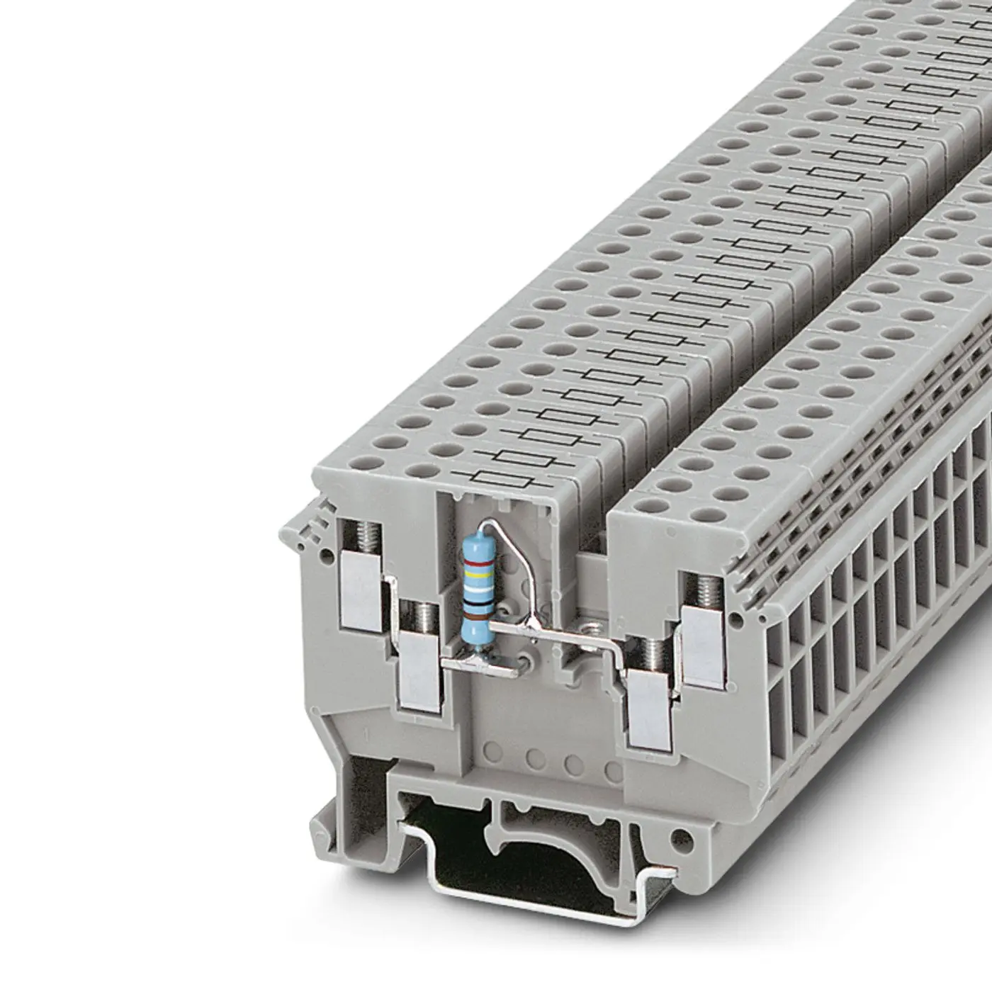 Produktfoto 1 von Phoenix Contact UDK 4-DUR 5K1 Bauteil-Anschlussklemmenblock 1 Grau, 2.5 mm²