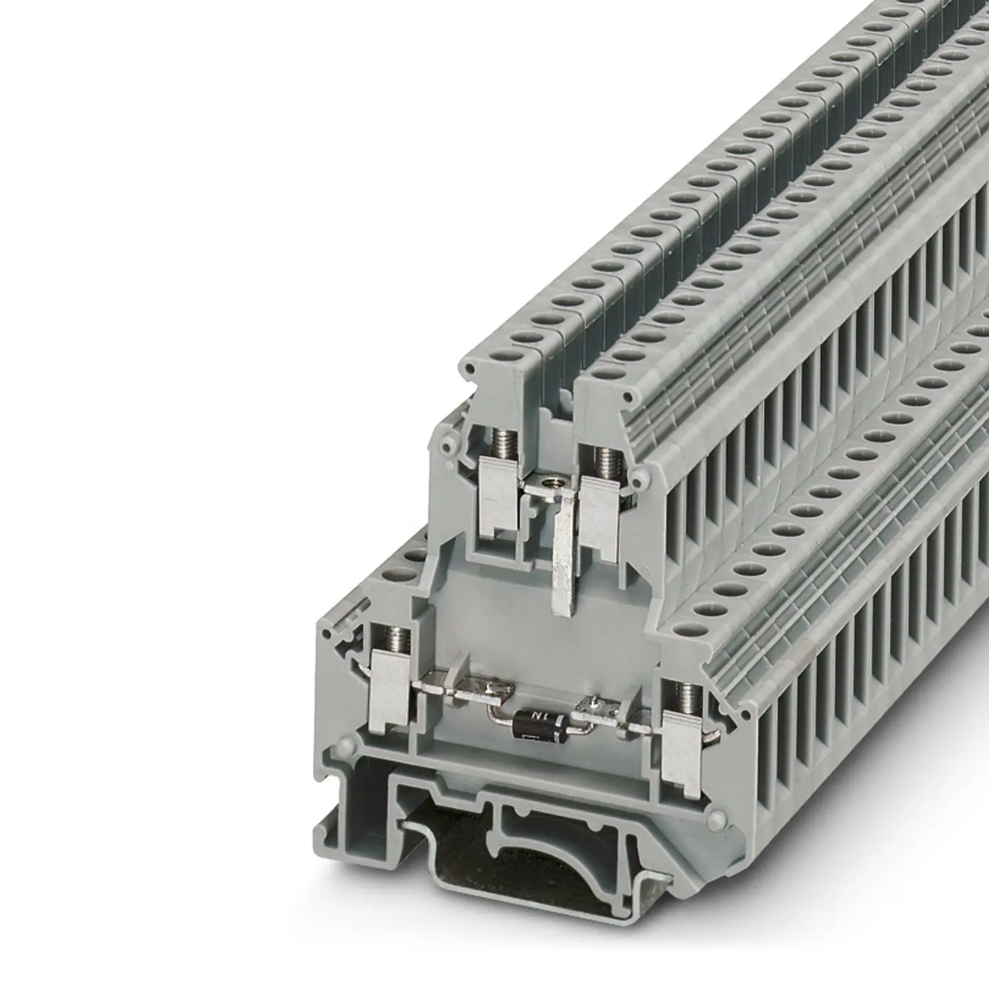 Produktfoto 1 von Phoenix Contact UKK 5-DIO/UL-UR Bauteil-Anschlussklemmenblock 2 Grau, 4 mm²