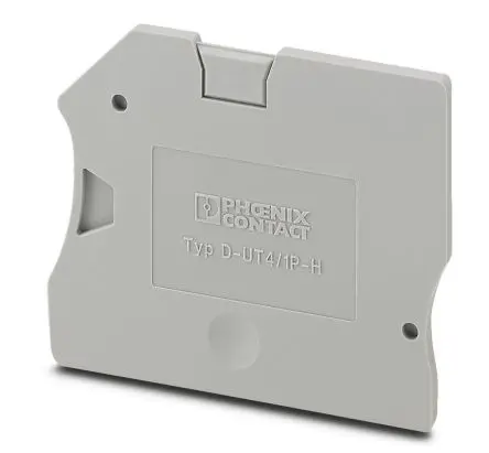 Produktfoto 1 von Phoenix Contact D-UT 4/1P-H Endabdeckung