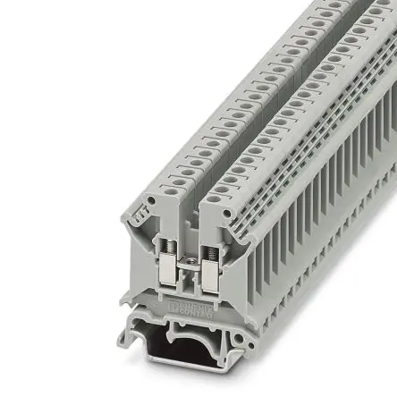 Produktfoto 1 von Phoenix Contact UK 5 N-PHR Anschlussklemmenblock für Durchkontaktierung 1 Grau, 4mm² Schraubbefestigung