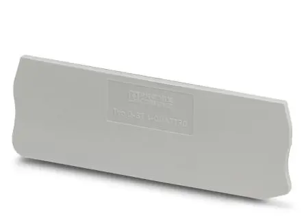 Produktfoto 1 von Phoenix Contact D-ST 4-QUATTRO Endabdeckung für DIN-Schienen-Klemmenblöcke