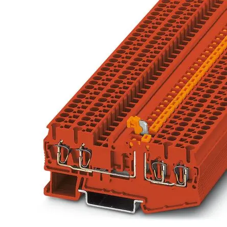 Produktfoto 1 von Phoenix Contact ST 2.5-QUATTRO-MT RD Trenn- und Messtrennreihenklemme 1 Rot, 2.5mm² ZUGFEDER