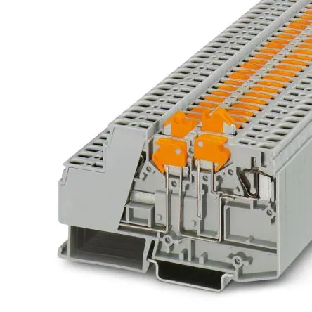 Produktfoto 1 von Phoenix Contact ZDMTK 2.5-TWIN Trenn- und Messtrennreihenklemme 2 Grau, 1.5mm² ZUGFEDER