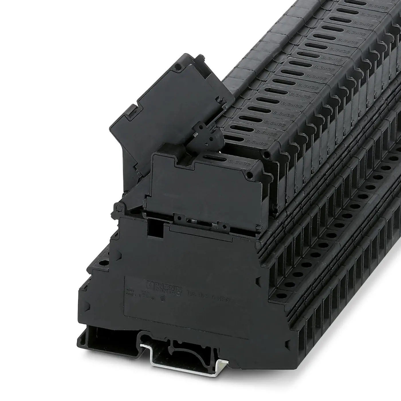 Produktfoto 1 von Phoenix Contact UKK 5-HESI (6.3X32) Modularer Anschlussklemmenblock 1 Schwarz, 4 mm²