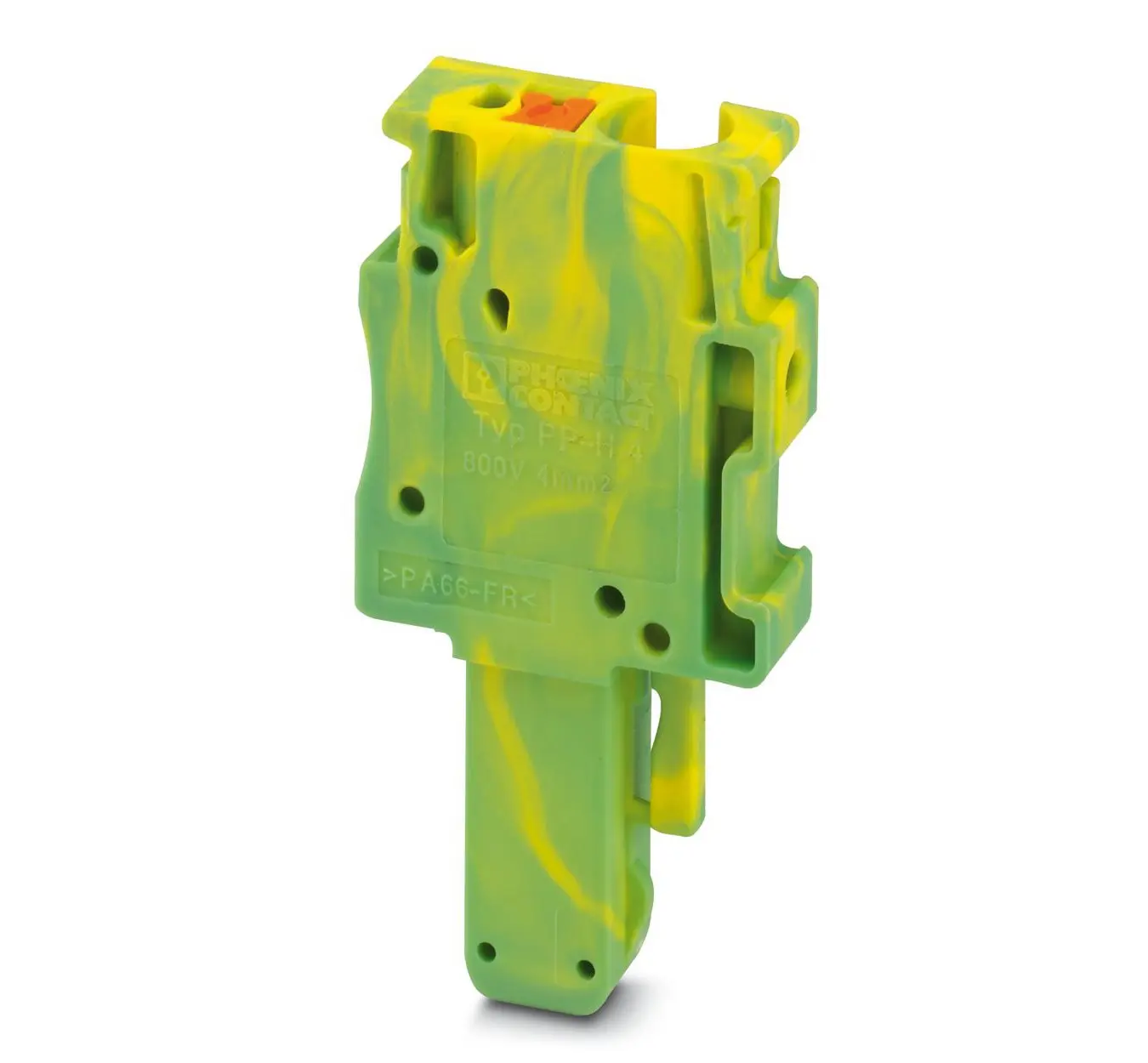Produktfoto 1 von Phoenix Contact PP-H 4/1-L GNYE Anschlussstecker für DIN-Schiene