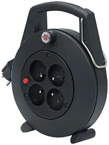 Produktfoto 1 von brennenstuhl H05VV-F Verlängerungskabeltrommel, 10 m, 4-fach, Typ E IP20 230 V