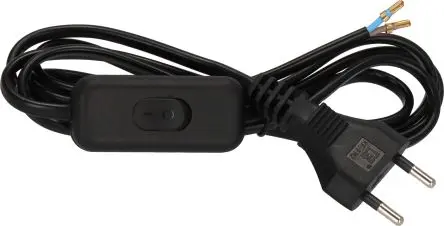 Produktfoto 1 von brennenstuhl Konfektioniertes Netzkabel, A Buchse, B Nicht abgeschlossen, 1.5 m Schwarz Kunststoff, 230V