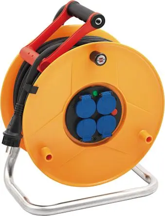 Produktfoto 1 von brennenstuhl H07RN-F Verlängerungskabeltrommel, 40 m, 4-fach, Typ E - Französisch IP44 230V