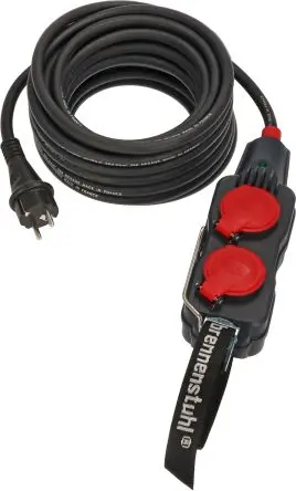 Produktfoto 1 von brennenstuhl H07RN-F Verlängerungskabel, 10 m, 4-fach, Typ E - Französisch IP54 230V