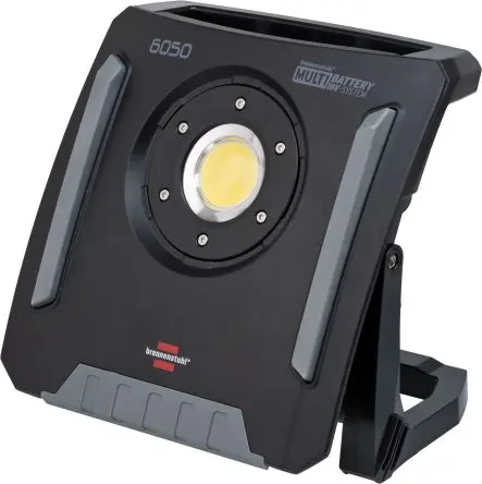 brennenstuhl Multi Battery LED Arbeitsleuchte Arbeitslicht, IP65 100V, 240 V / 60 W 6200 lm, 160mm x 265 mm x 160 mm