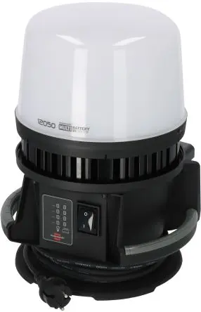 brennenstuhl Multi Battery LED Arbeitsleuchte Arbeitslicht, IP54 240V Wiederaufladbar / 100 W 12000 lm, 280mm x 378 mm x