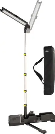 Produktfoto 1 von brennenstuhl Multi Battery LED Arbeitsleuchte Arbeitslicht 128 Lm/W, IP54 18V Wiederaufladbar / 60 W 7700 lm, 1400mm x