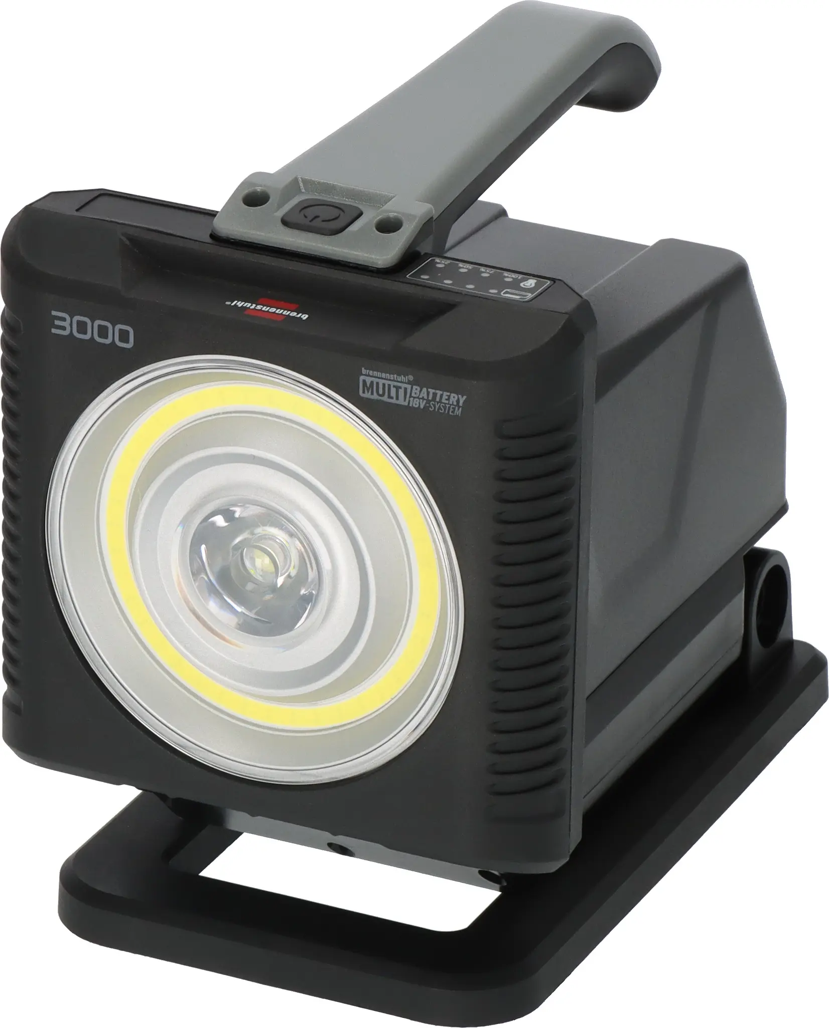 Produktfoto 1 von brennenstuhl Multi Battery LED Arbeitsleuchte Arbeitslicht 108 Lm/W, IP54 18 V Wiederaufladbar / 20 W 2160 lm, 225 mm x