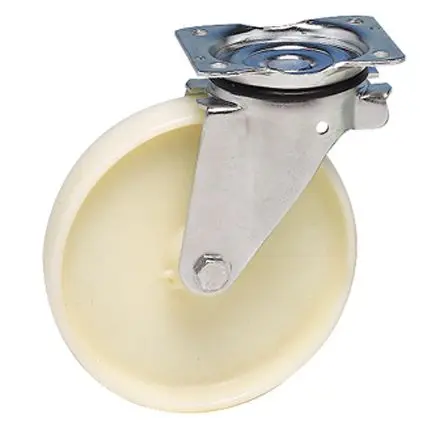 Produktfoto 1 von Guitel Hervieu Drehbar Rolle, Rad ø 200 mm, 400 kg, Ges H. 235 mm, Rad B. 50 mm, Polyamid