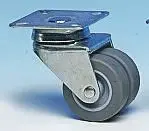 Produktfoto 1 von Guitel Hervieu Drehbar Rolle, Rad ø 50 mm, 60 kg, Ges H. 74 mm, Rad B. 18 mm, Polypropylen