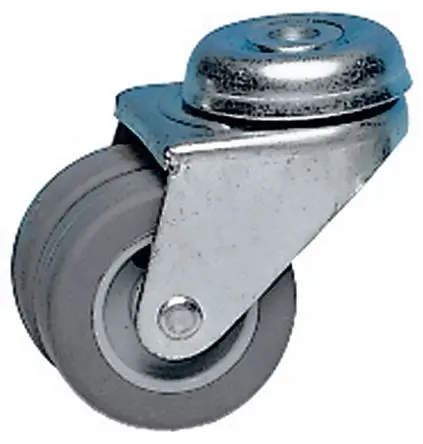 Produktfoto 1 von Guitel Hervieu Drehbar Rolle, Rad ø 50 mm, 60 kg, Ges H. 73 mm, Rad B. 18 mm, Thermoplast