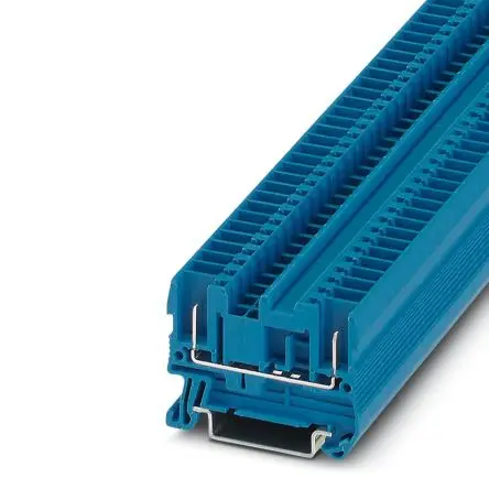 Produktfoto 1 von Phoenix Contact ST 2.5/2P BU Anschlussklemmenblock für Durchkontaktierung 1 Blau, 2.5mm² Steckbar
