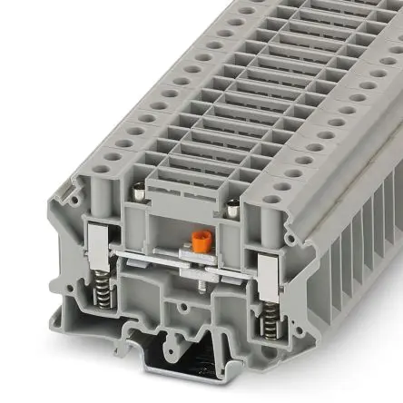Produktfoto 1 von Phoenix Contact USST 6-T/SB-P Prüftrennklemmenblock 1 Grau, 6mm² Schraubbefestigung