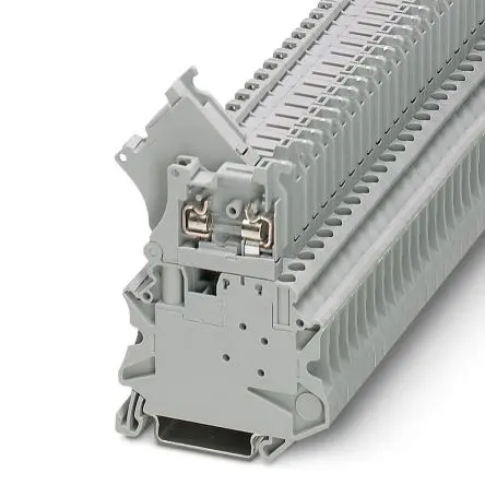 Produktfoto 1 von Phoenix Contact UT 4-HESI (5X20) GY Modularer Anschlussklemmenblock 1 Grau, 1mm² Schraubbefestigung