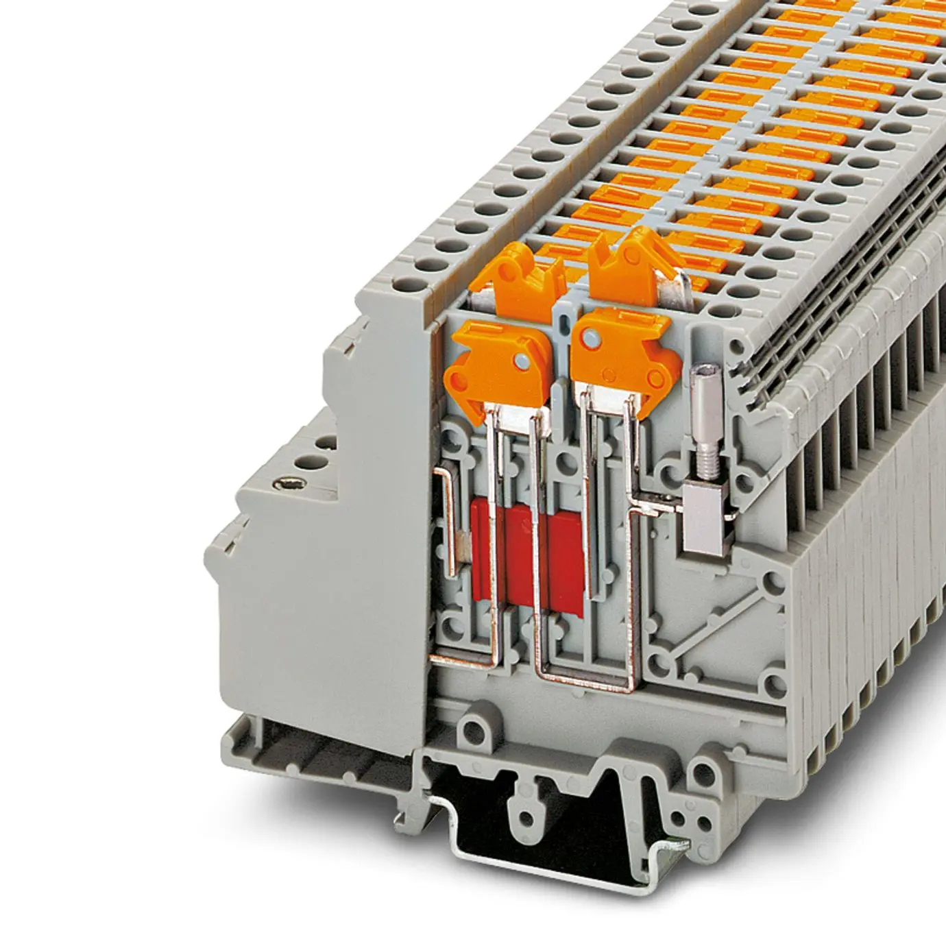 Produktfoto 1 von Phoenix Contact UDMTK 5-TWIN-P/P Trenn- und Messtrennreihenklemme 1 Grau, 4 mm²