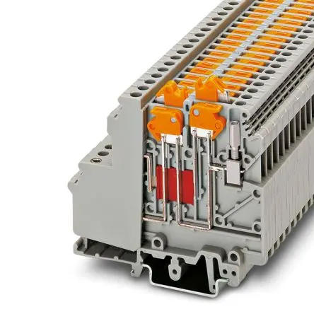 Produktfoto 1 von Phoenix Contact UDMTK 5-TWIN-P/P Trenn- und Messtrennreihenklemme 1 Grau, 4mm² Schraubbefestigung