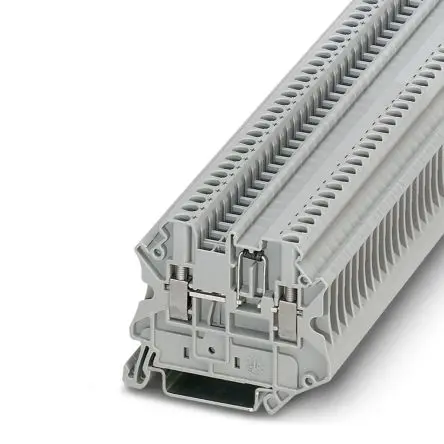 Produktfoto 1 von Phoenix Contact UT 2.5-MTD-DIO/L-R Bauteil-Anschlussklemmenblock 1 Grau, 2.5mm² Schraubbefestigung