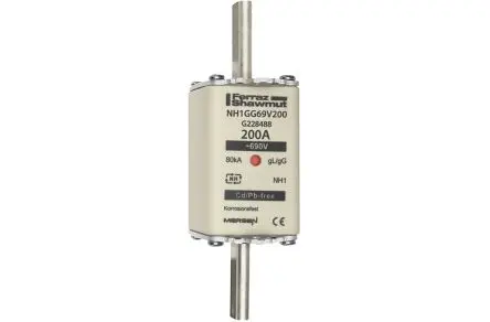 Produktfoto 1 von Mersen NH-Sicherung NH1 / 200A gG
