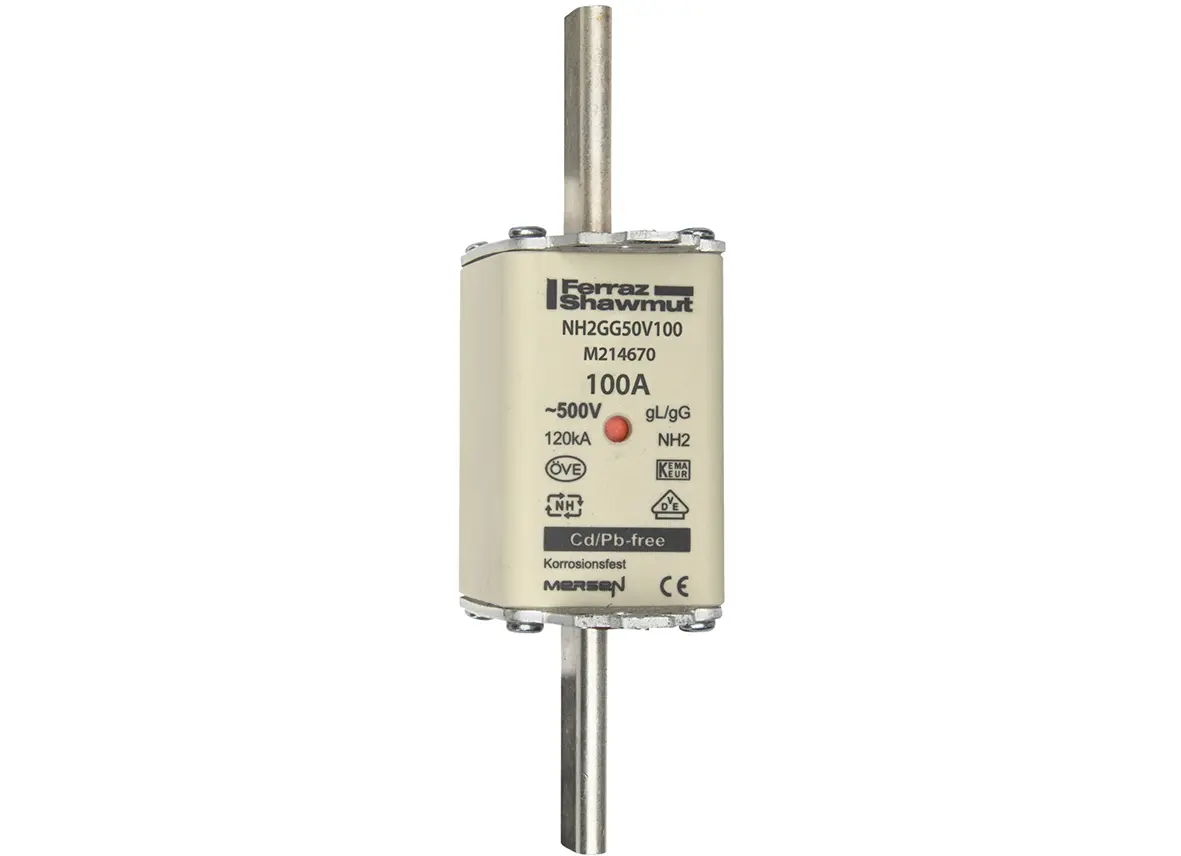 Produktfoto 1 von Mersen NH-Sicherung NH2, 500V ac / 100A gG
