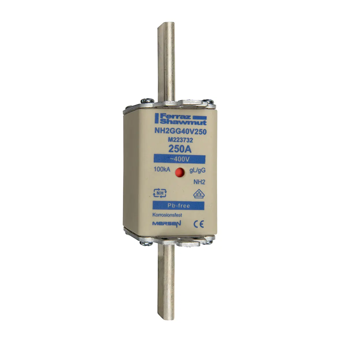 Produktfoto 1 von Mersen NH-Sicherung NH2, 400V ac / 250A gG