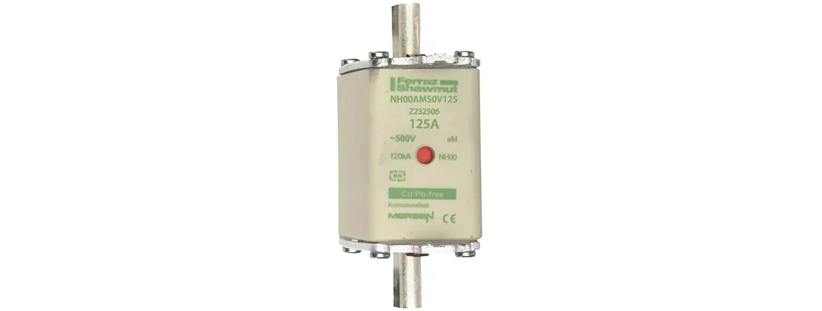 Produktfoto 1 von Mersen NH-Sicherung NH 00, 500V ac / 125A aM