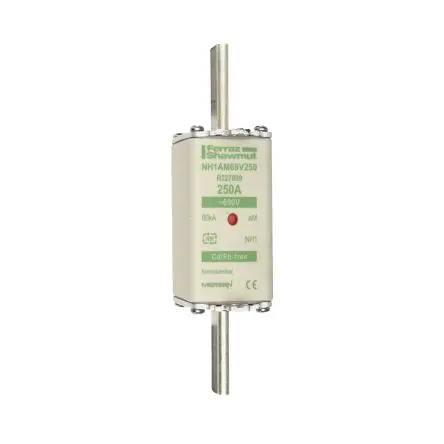 Produktfoto 1 von Mersen NH-Sicherung NH1 / 250A AM