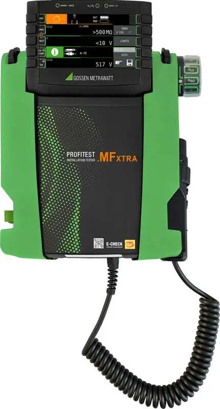 Produktfoto 1 von Gossen Metrawatt PROFiTEST MF XTRA - LEMONGREEN Multifunktionsprüfgerät 4-Draht Ohne Auslösung 600V