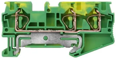 Produktfoto 1 von Siemens 8WH DIN-Tragschiene 1 Gelb, Grün, 4mm² Feder CSA