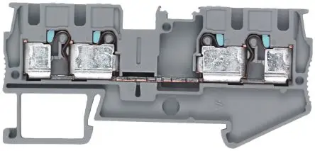Produktfoto 1 von Siemens 8WH DIN-Tragschiene 1 Grau, 4mm², 800V Steckbar CSA