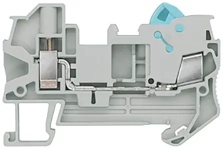Produktfoto 1 von Siemens 8WH DIN-Tragschiene 1 Grau, 2.5mm², 800V Steckbar CSA