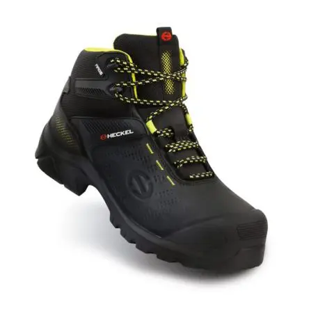 Produktfoto 1 von Heckel Heckel, Unisex, Sicherheitsstiefel Schwarz mit Videosignal-Schutzkappe, Größe 47 12