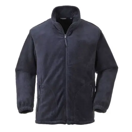 Produktfoto 1 von Portwest F400 Unisex Fleece-Jacke Marine Reißverschluss, Größe 4XL