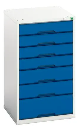Produktfoto 1 von Bott 7 Stahl Schrank Grau, Blau, 900 mm x 525mm x 550 mm