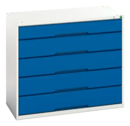 Produktfoto 1 von Bott 5 Stahl Schrank Grau, Blau, 900 mm x 1050mm x 550 mm