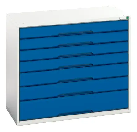 Produktfoto 1 von Bott 7 Stahl Schrank Grau, Blau, 900 mm x 1050mm x 550 mm